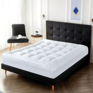 لباد سكون طراز فندقي كوين - 200x160 سم - أبيض