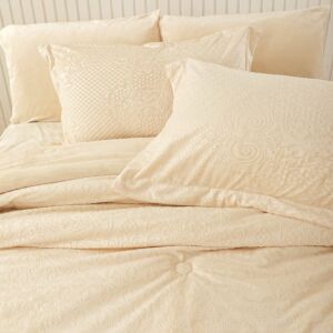 لحاف مزدوج شتوي مخمل محفور نارنج - 6 قطع - سكري