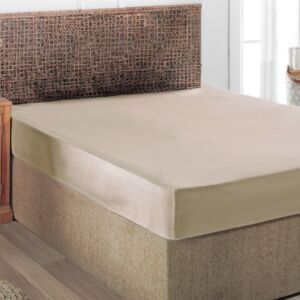 شرشف مطاط قطن كوين بيارا - بيج