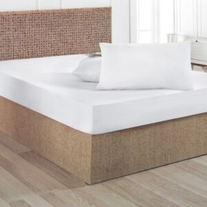 غطاء وسادة سابري - 70x50 سم - ابيض