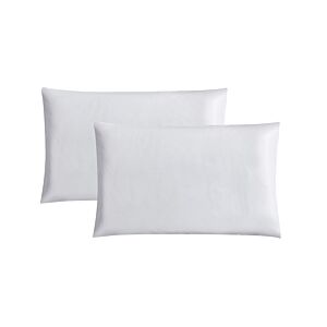 غطاء وسادة تركي سادة قطن 65x65 سم - أبيض