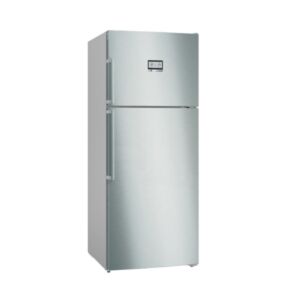 ثلاجة بوش قائمة بذاتها بفريزر علوي 581 لتر - فضي