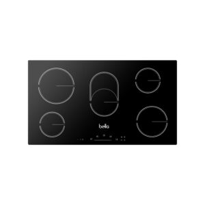 سطح 90 سم بيلا - 5 عين كهرباء تحكم باللمس