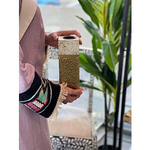 مبخرة حرف عربي أبيض منيرا- حروف اندلسية 