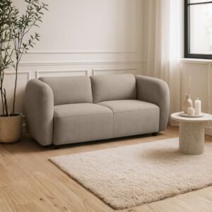 كنبة لازورد - 2 مقاعد - بني