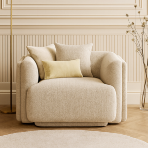 كنبة مفرد لكجورا- بيج