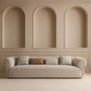 كنبة رباعية سيران - رمادي