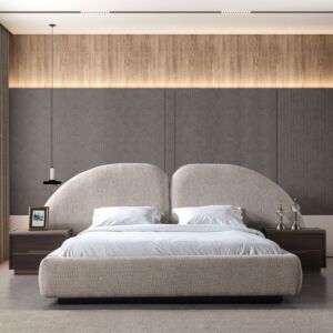 طقم غرفة نوم كينغ 5 قطع رومو - 180x200 سم