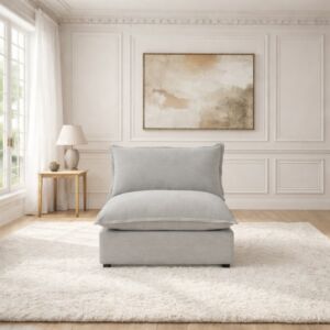 كنبة مفرد مارسيل - رمادي فاتح