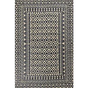 سجاد سوفا خيش 290x200 سم - فحمي واسود