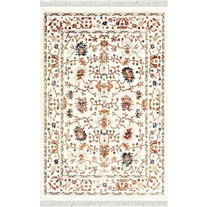 سجادة من مجموعة وهج 80x250 سم - أبيض ومتعدد الالوان