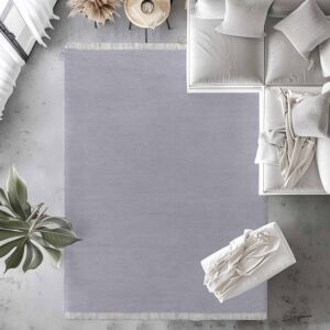 سجاد لانتيرا مودرن بنغلاديشي 200 × 290 سم - رمادي غامق