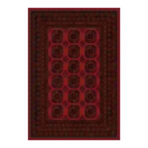 سجاد بوهيمي بلجيكي بلخ 80x150 سم - احمر