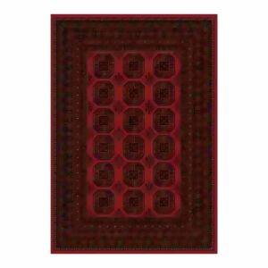 سجاد بوهيمي بلجيكي بلخ 80x150 سم - احمر