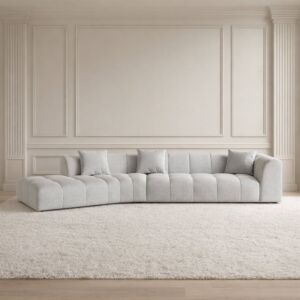 كنب زاوية يسار روبينز - بيج فاتح