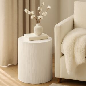 طاولة جانبية بيجو - كريمي