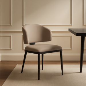 كرسي طعام فانشي - بيج