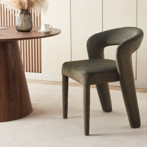 كرسي طعام نوفا - اخضر غامق