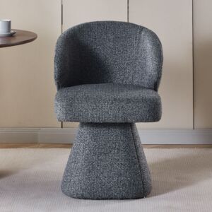 كرسي طاولة طعام كايلا - رمادي غامق