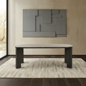 طاولة طعام كالو لـ 8 أشخاص - اسود