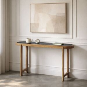 كونسول سطح رخام شيكو - بيج ورمادي