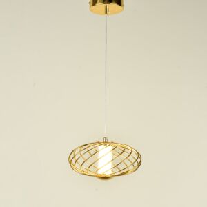 إنارة معلقة راوند - ذهبي
