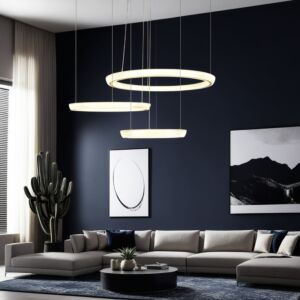 انارة معلقة مودرن 3 حلقات