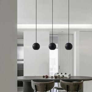 انارة معلقة اسود بدون لمبة