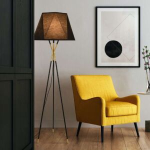 ابجورة أرضية مودرن 160 سم هايد - ذهبي