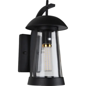إضاءة جدارية خارجية فانسي - اسود