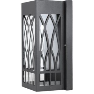 اضاءة جدارية خارجية غطاء لون اسود بلك