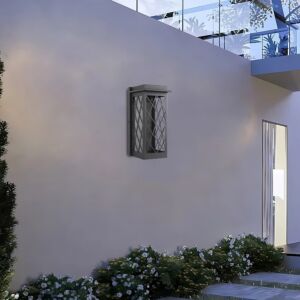 إضاءة جدارية سكوير - اسود