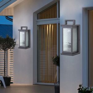 فانوس جداري خارجي رومبا - اسود