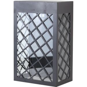 اضاءة جدارية خارجي فانوس شونو - اسود