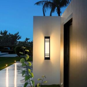 اضاءة جدارية صفراء 30 واط مولتو - 38x9 سم - اسود