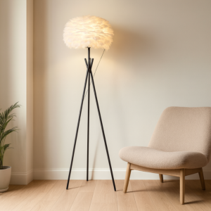 ابجورة ارضية تريبل - اسود