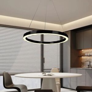 اضاءة معلقة مودرن مورينا 80 سم - اسود