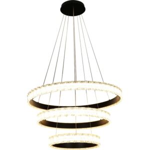 ثريا مودرن انارة 3 اضاءات 225 واط - اسود