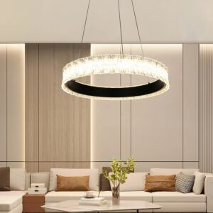 انارة معلقة مودرن أسود 3 اضاءات 48 واط