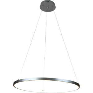 نجف مودرن فضي لون الانارة اصفر 20 واط