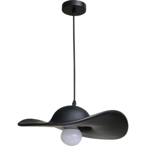 إنارة معلقة مودرن اسود مفرد E27 قطر 60 سم