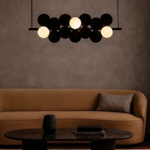 إنارة معلقة بولو - اسود وابيض