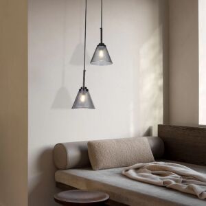 إنارة معلقة مودرن مجوز - اسود