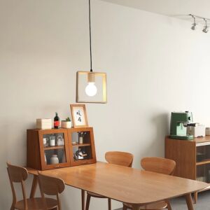 إنارة معلقة مفرد خشبي زولكا