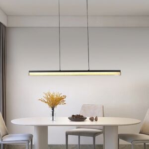 إنارة معلقة مودرن لون الانارة 3 اضاءات 25 واط - أسود