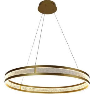 ثريا علاقي مودرن لون الانارة 3 اضاءات 115 واط - ذهبي