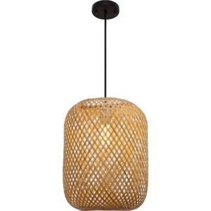 انارة معلقة 2 متر خيزران E27x1L قطر38 سم