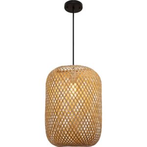 انارة معلقة 2 متر خيزران E27x1L قطر 60 سم