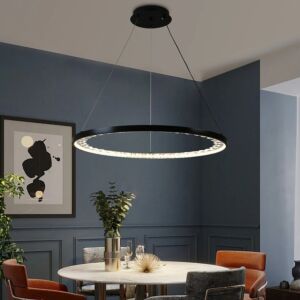 إنارة معلقة 3 إضاءات متغيرة 55 واط - اسود