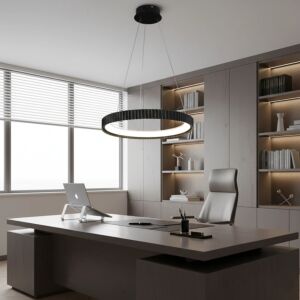 ثريا 3 اضاءات رامبو - 42 واط - اسود